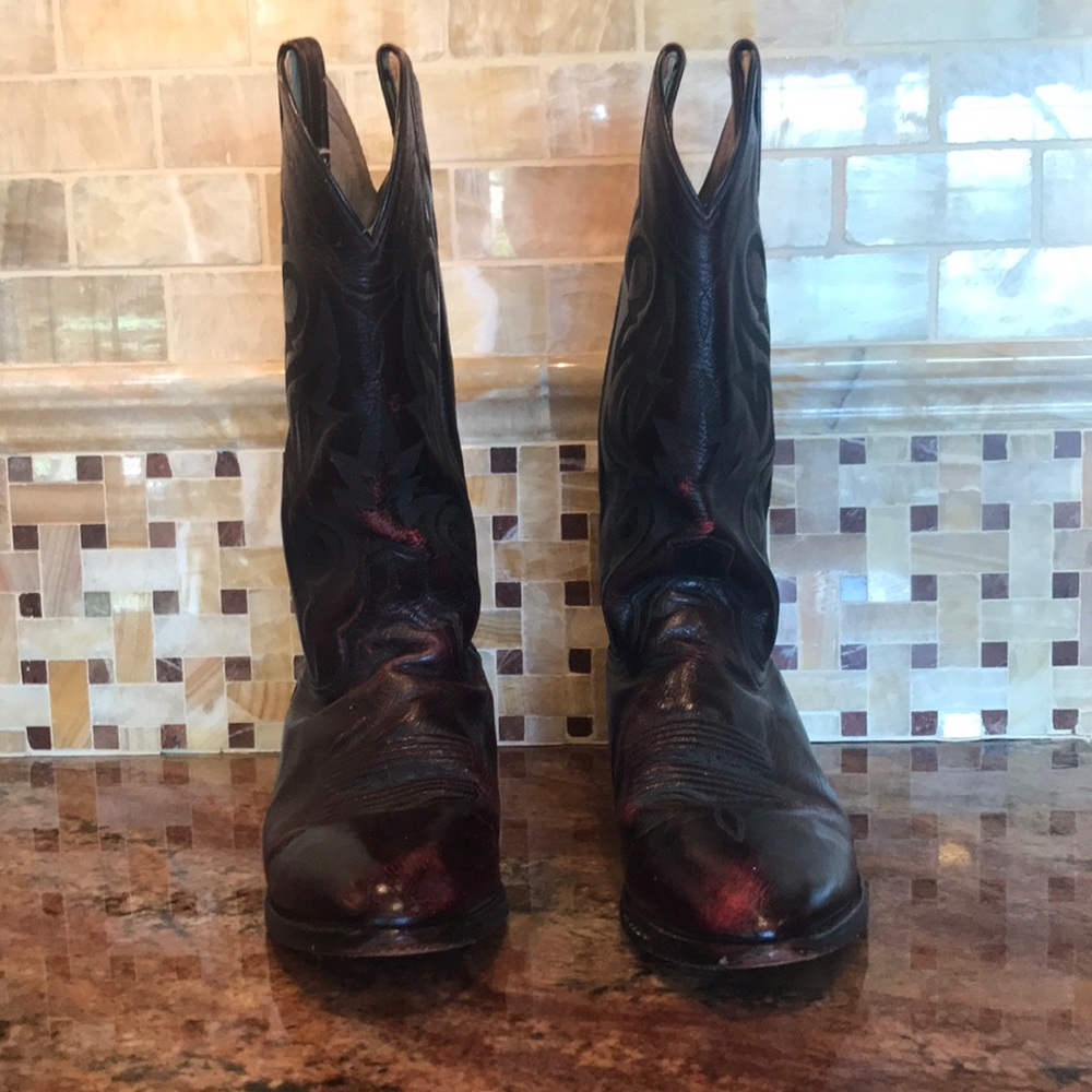 Dan Post all leather cowboy  boots
